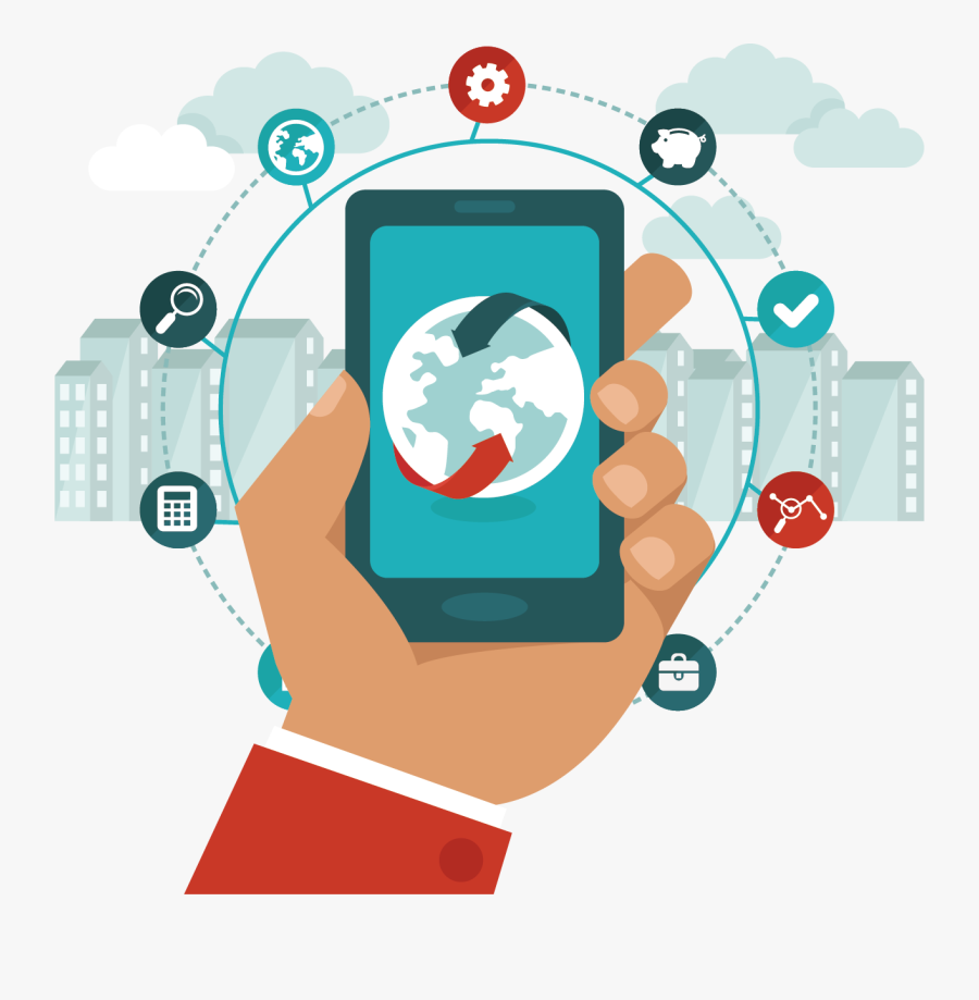 Transparent Information Technology Clipart - Mobile Technology Icon Png, Transparent Clipart