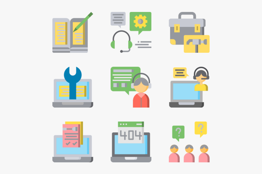 Help And Support, Transparent Clipart