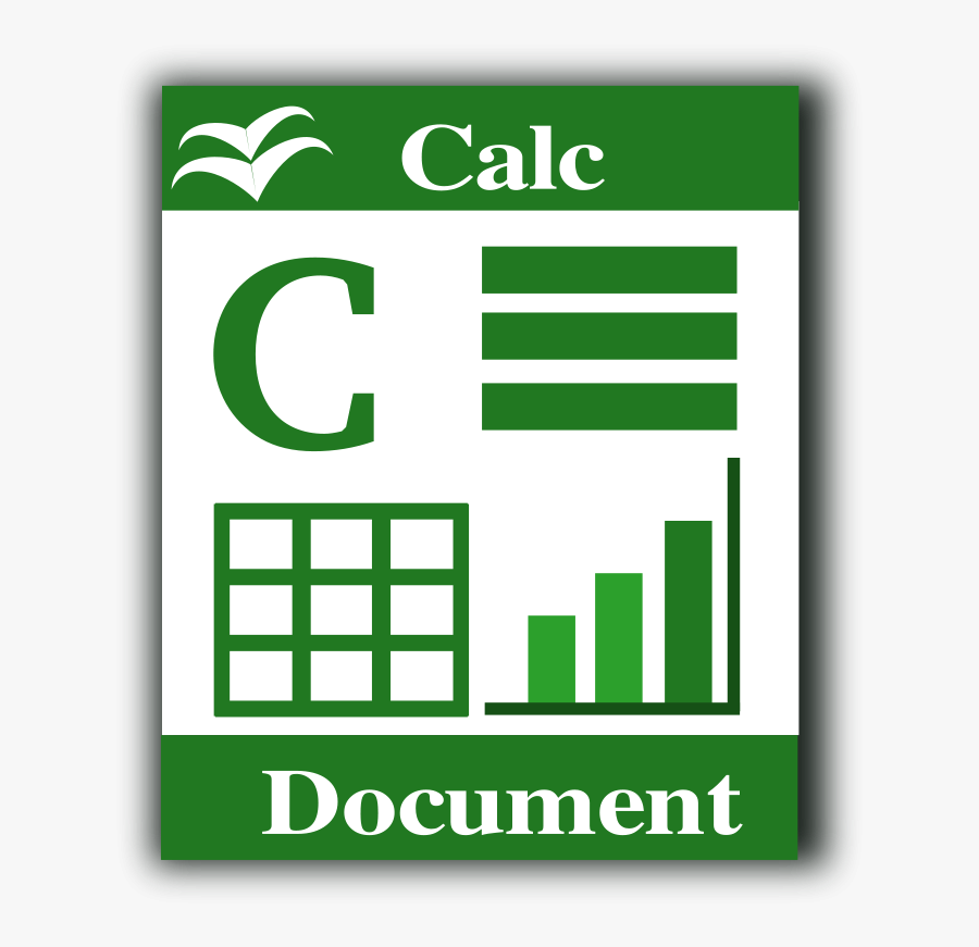 Free Vector Libre Office Calc Icon - Libreoffice Impress, Transparent Clipart