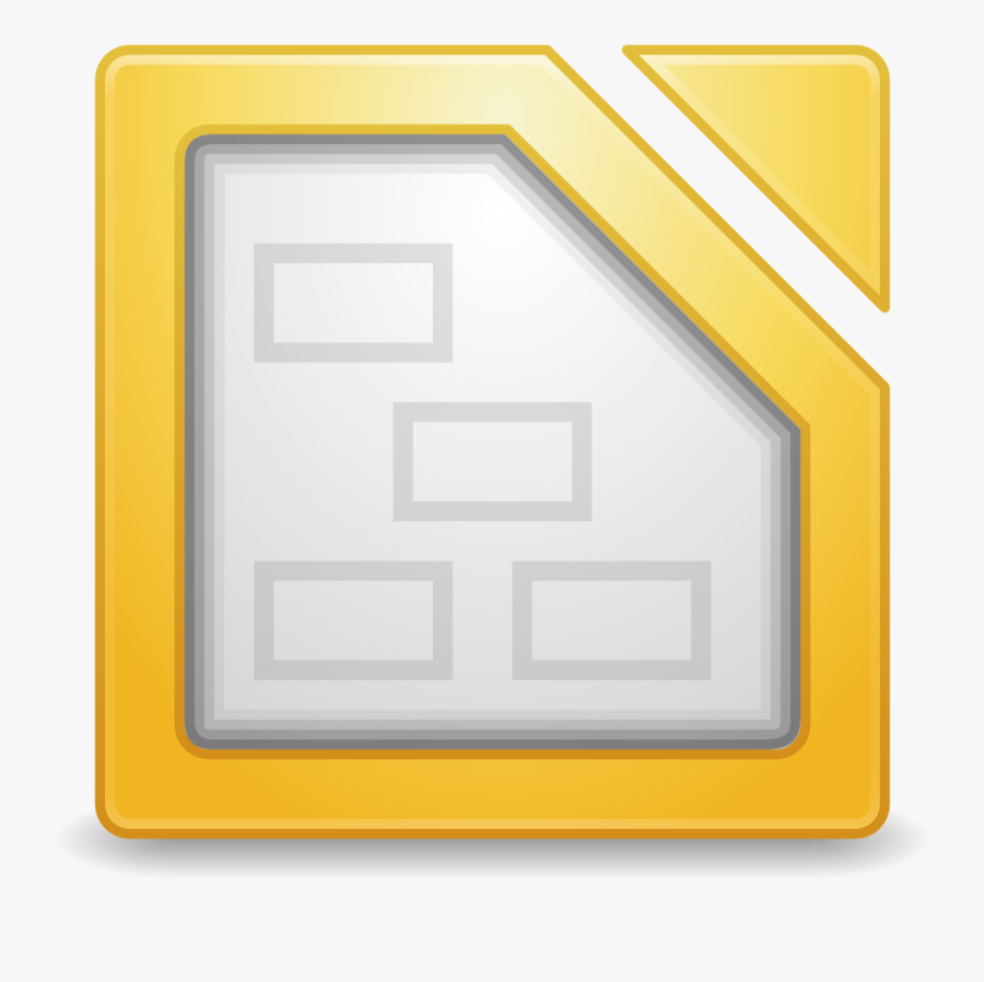 Apps Libreoffice Draw Icon - Illustration, Transparent Clipart