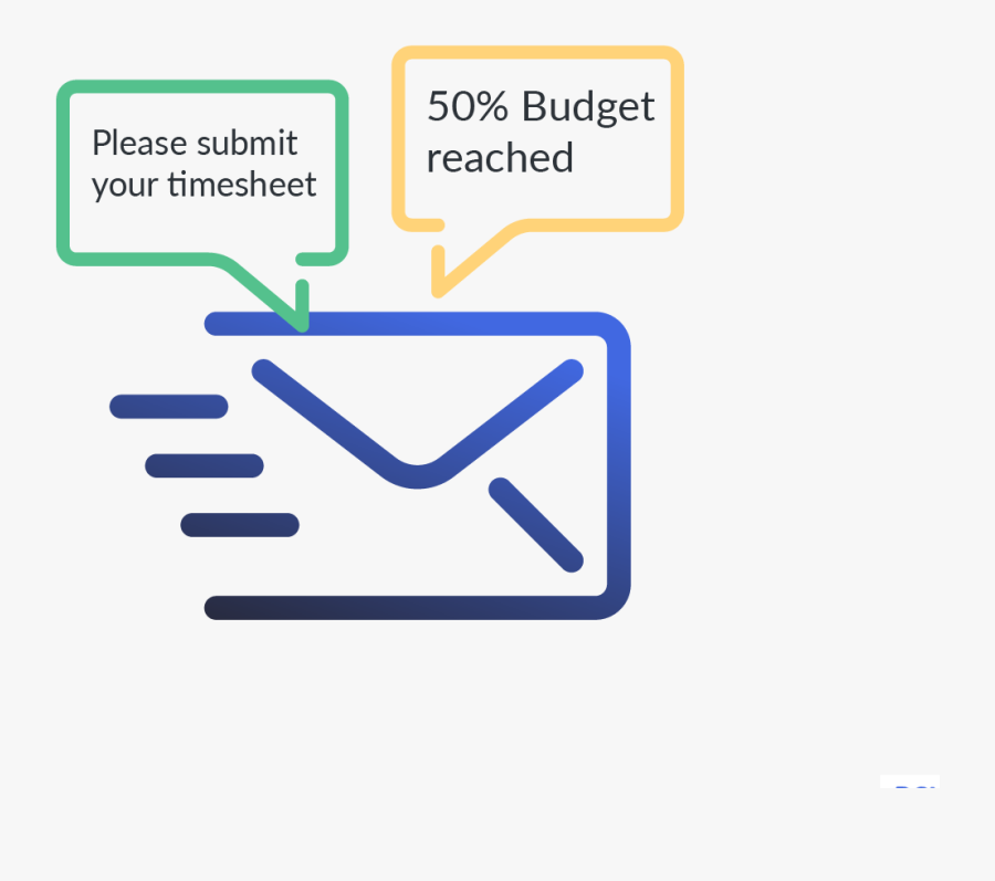 Employee Timesheet & Expense Options - Email, Transparent Clipart