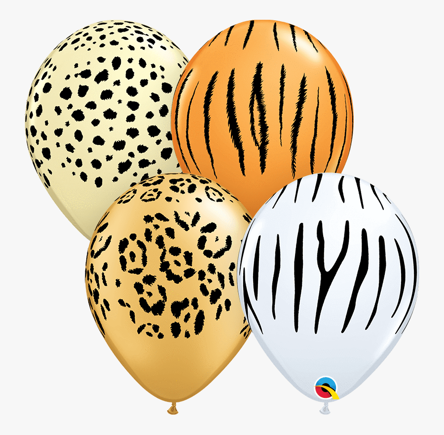 Animal Print Safari Balloons - Safari Theme Balloon Latex, Transparent Clipart