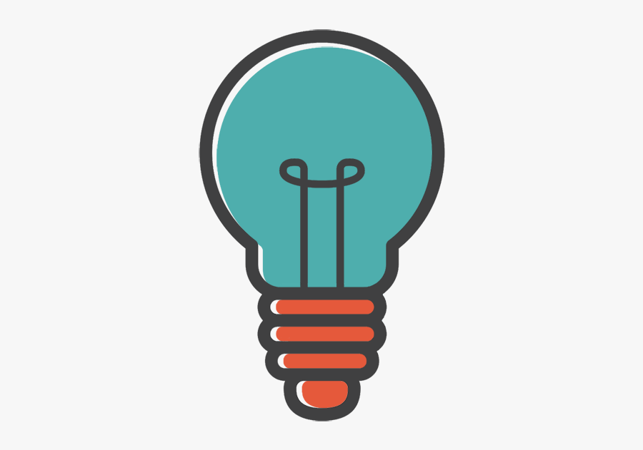 Incandescent Light Bulb, Transparent Clipart