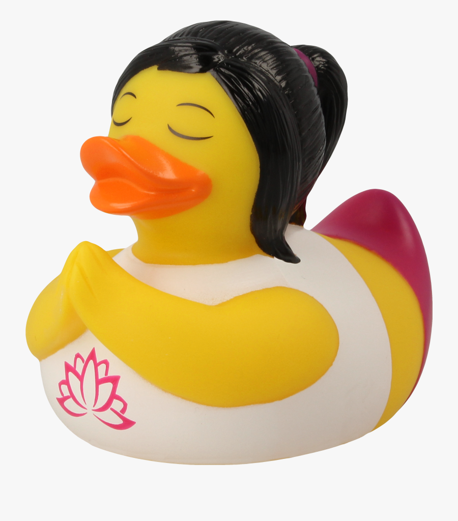 Namaste Yoga Rubber Duck - Yoga Rubber Duck, Transparent Clipart