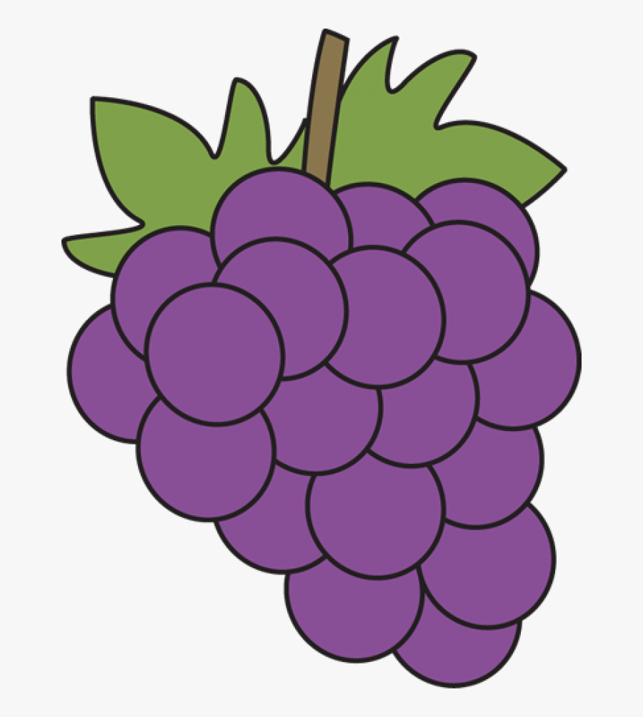 Transparent Grapes Vector Png - Grapes Clipart Black And White Png, Transparent Clipart