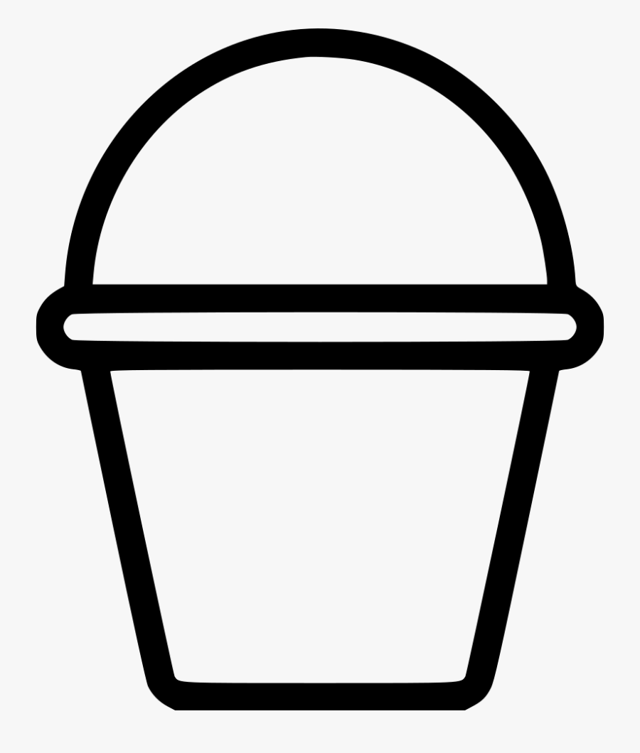 Bucket - Cesta Compras Icone Png, Transparent Clipart