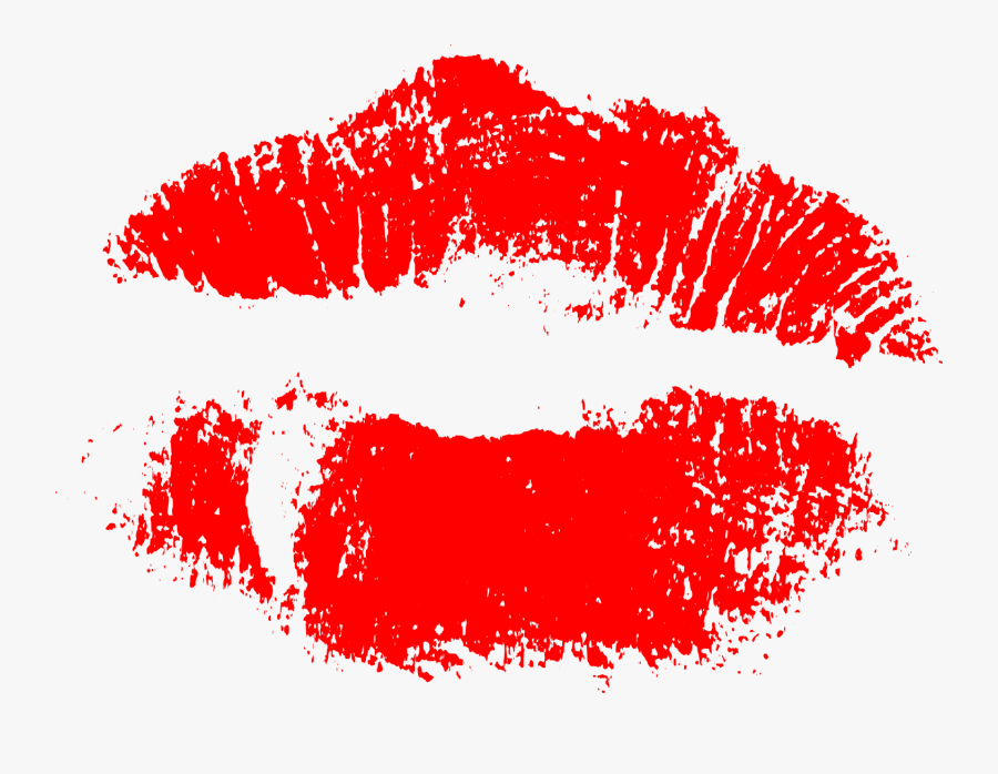 Kiss Print Png - Kiss Red Png, Transparent Clipart