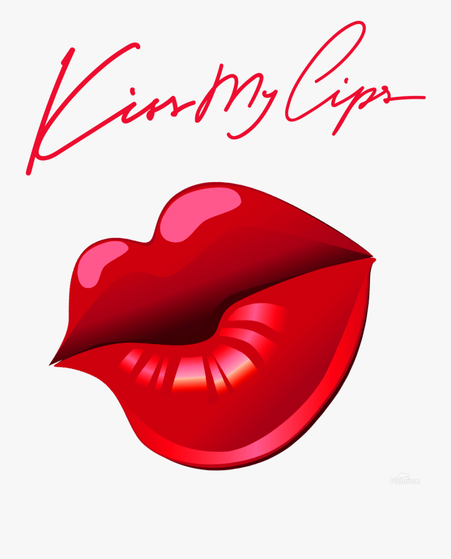 Kiss129a Print - Lip With Finger Png, Transparent Clipart