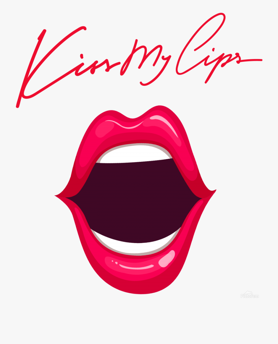 Kiss132a Print - Lip With Finger Png, Transparent Clipart