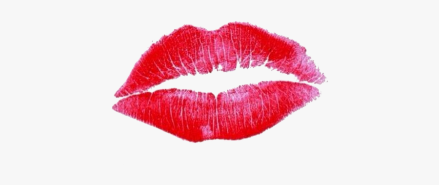 Kiss Lip Png - Dark Red Lipstick Kiss, Transparent Clipart