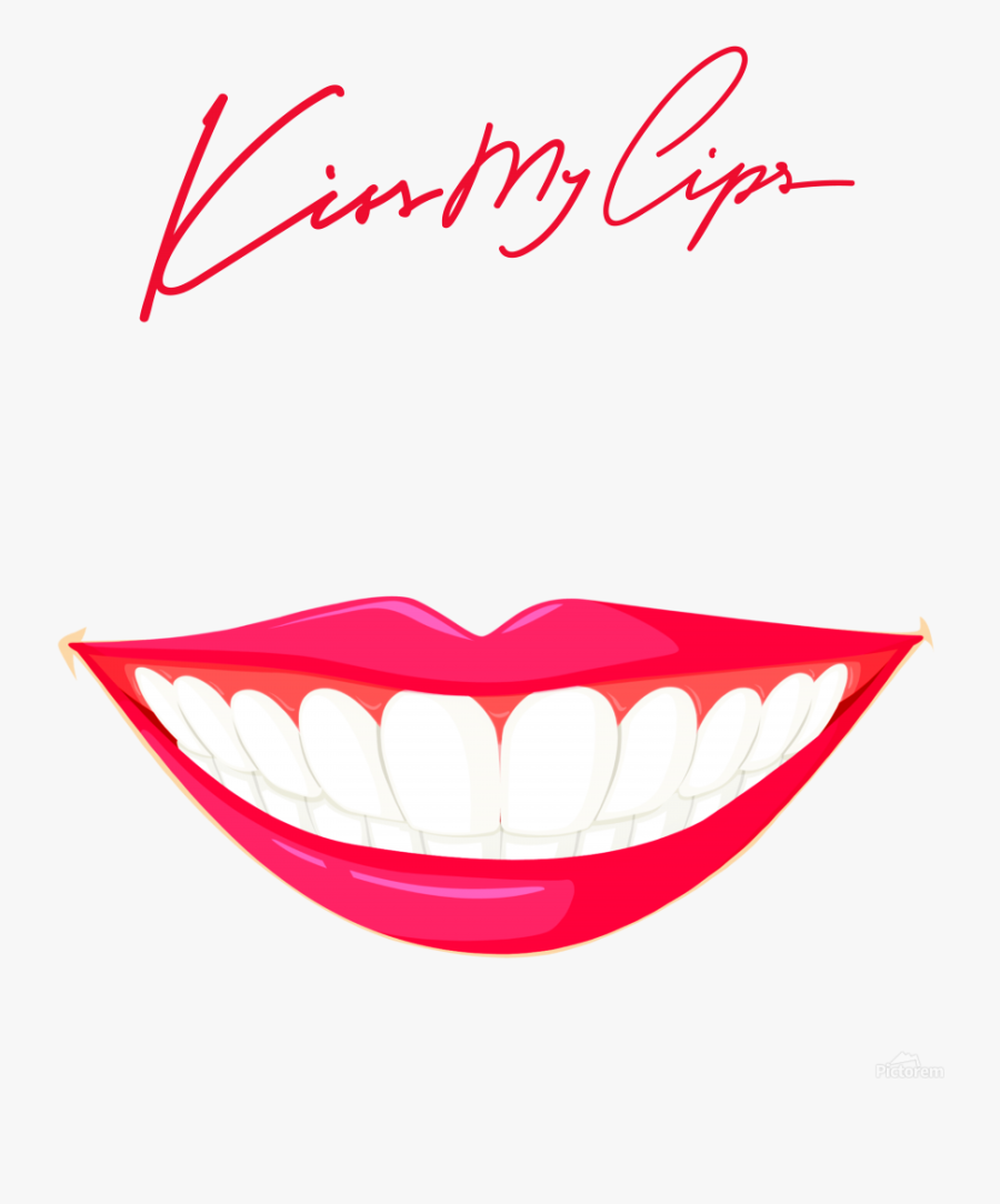 Kiss26a Print - Lip With Finger Png, Transparent Clipart