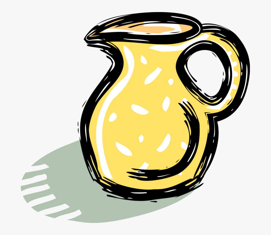 Vector Illustration Of Water Jug Pitcher Clip Art , Free Transparent