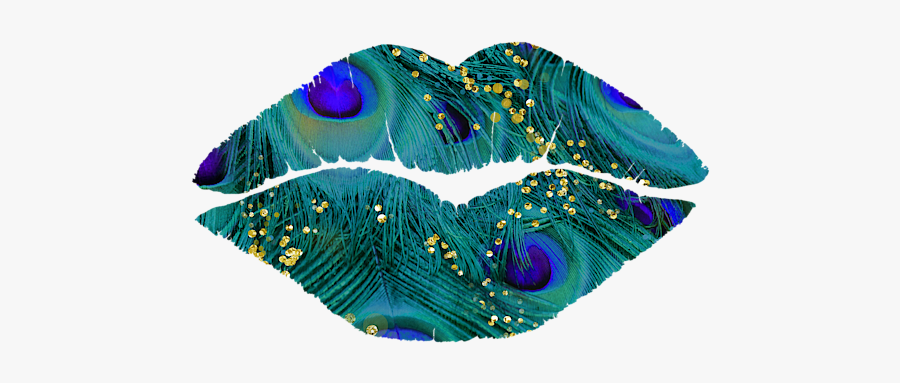 Rose Gold Lips Transparent Background, Transparent Clipart