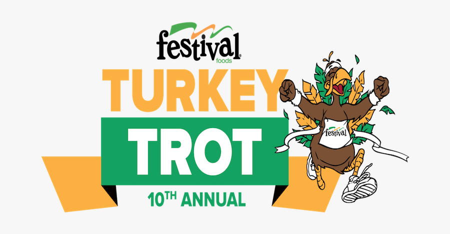 Turkey Trot - 11th Annual Festival Foods Turkey Trot, Transparent Clipart
