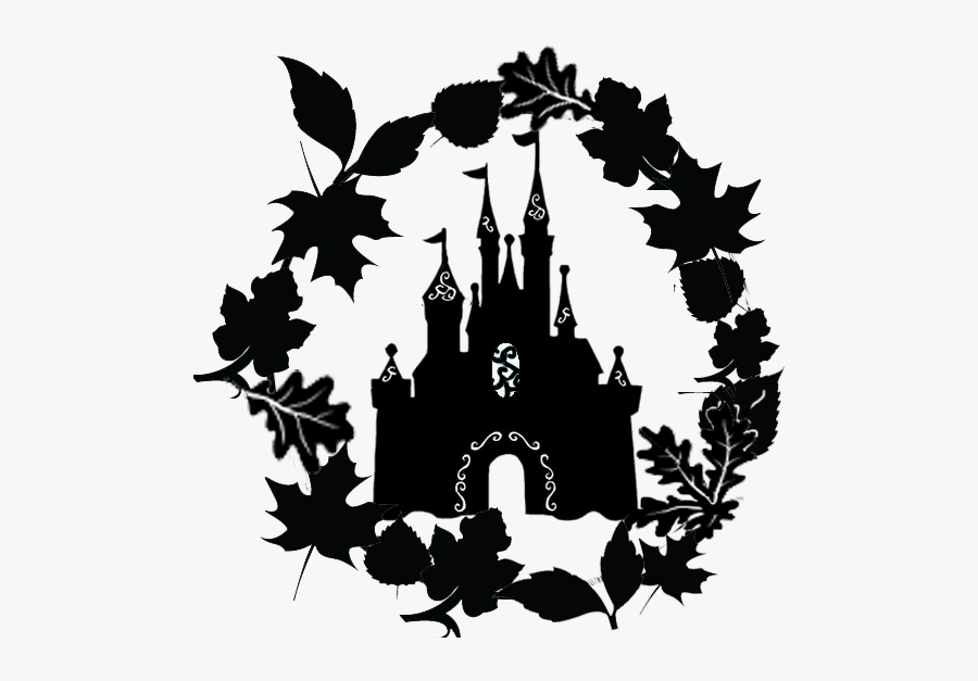 Silhouette Castle Clip Art - Beauty And The Beast Rose Svg, Transparent Clipart
