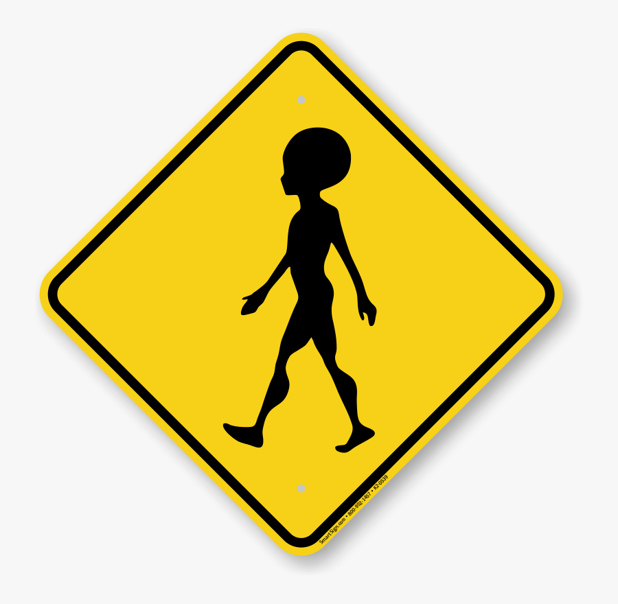 Crossing Road Signs, Transparent Clipart