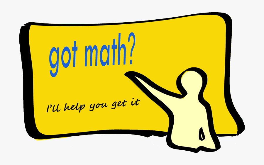 Got Math I"ll Help You Get It - Math Tutor Clipart, Transparent Clipart