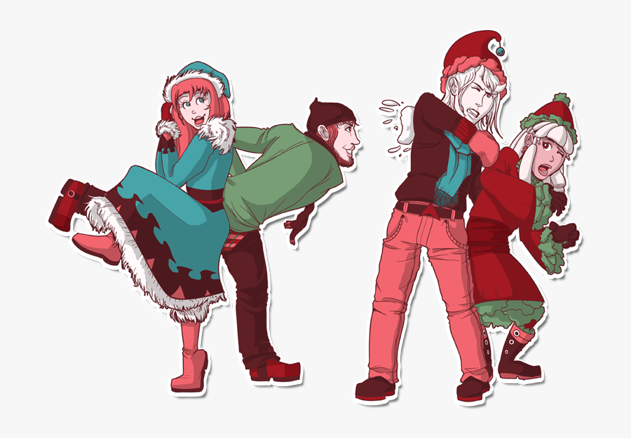 Snowball Clipart Elf - Transparent Snowball Fight, Transparent Clipart