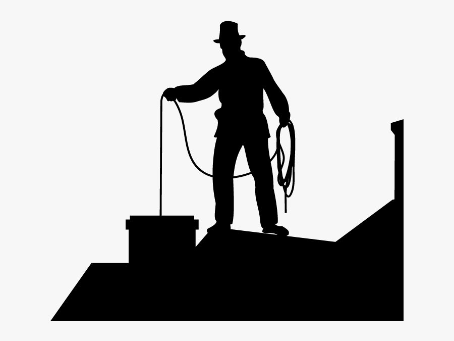 Chimney Sweep Silhouette - Chimney Sweep New Year, Transparent Clipart