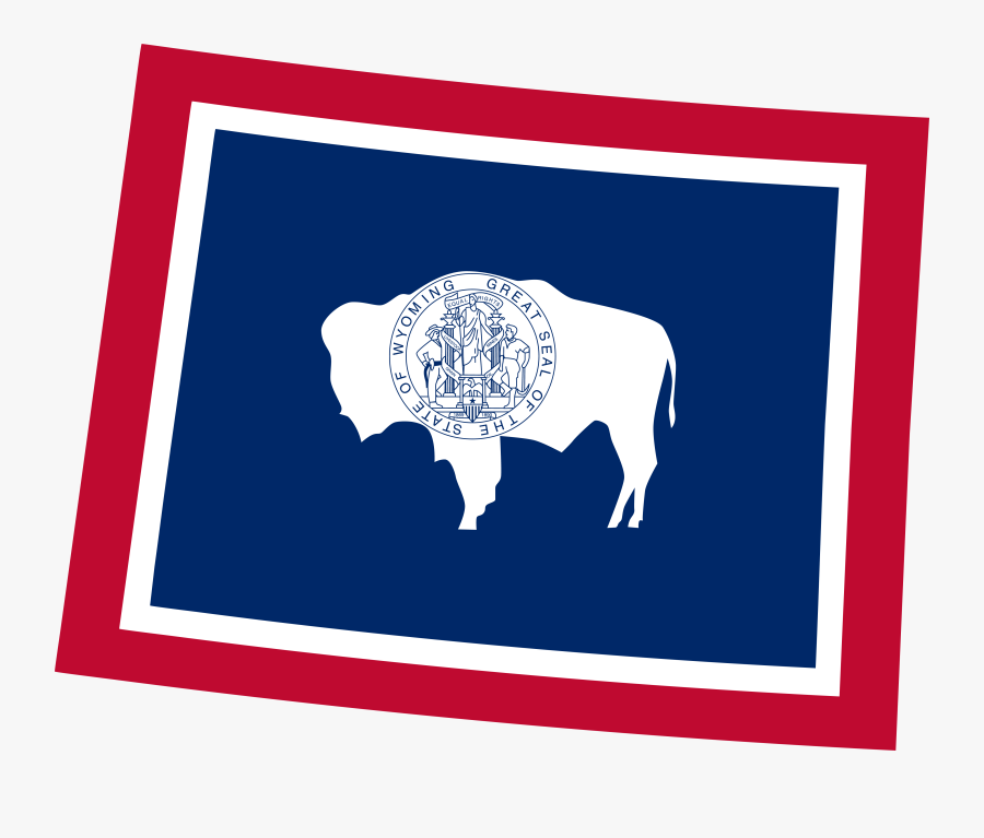 Wyoming Medicare Plans - Wyoming State Flag, Transparent Clipart