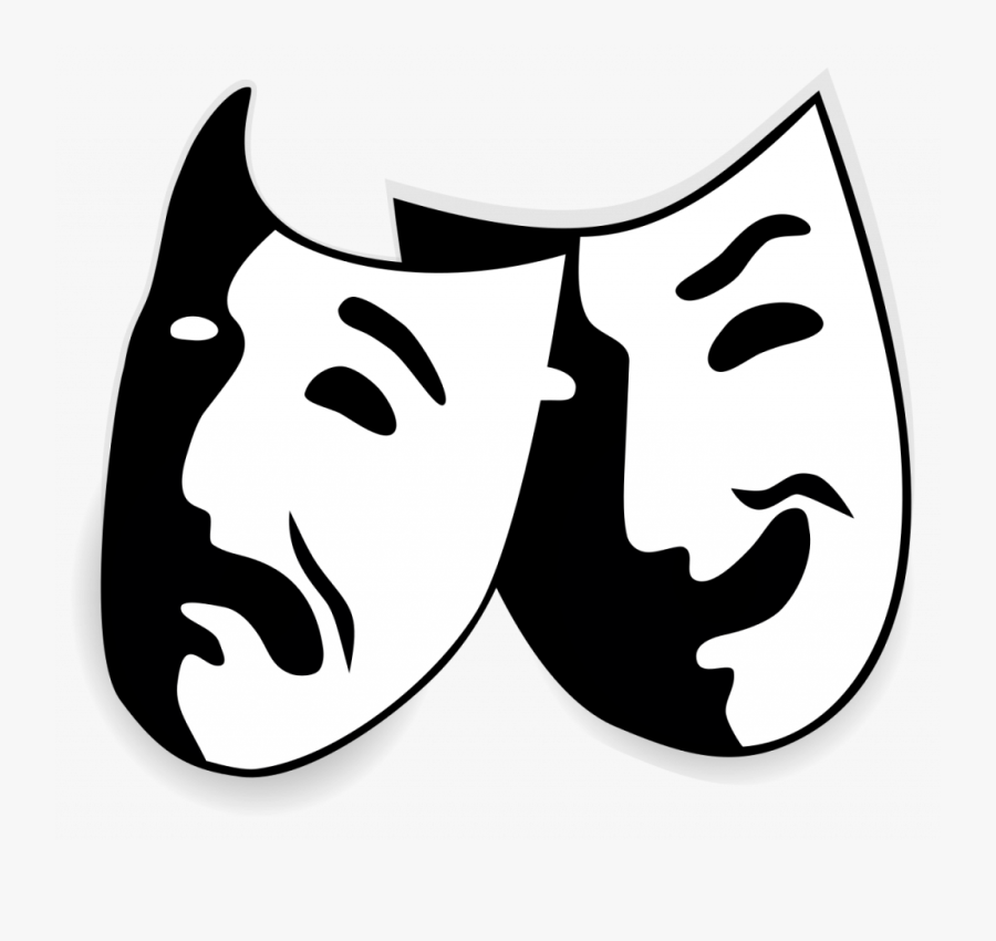 The Chs Theatre Department Presents "where Secrets - Drama Masks Transparent Background, Transparent Clipart