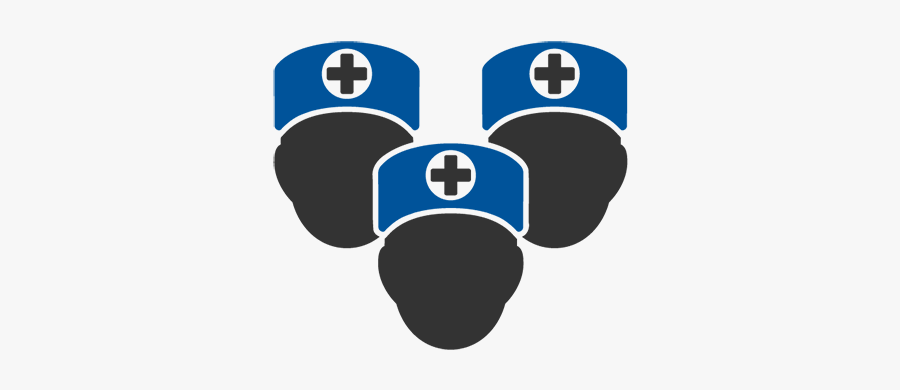 Icon Of Three Doctors Representing An Aco - Aco Icon, Transparent Clipart
