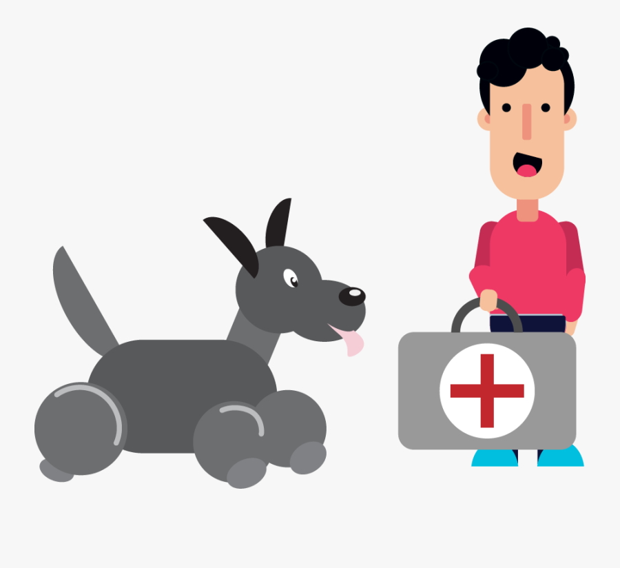 Dog Health - Camping With Dog Cartoon, Transparent Clipart