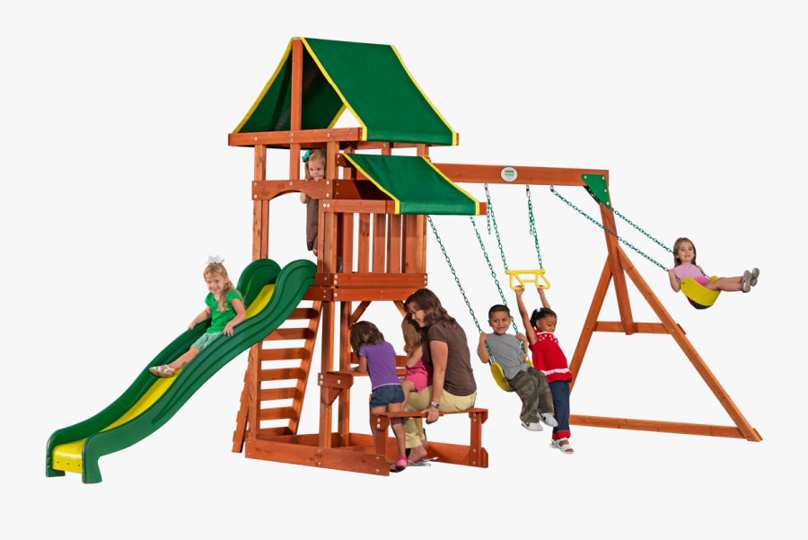 casitas con resbaladilla