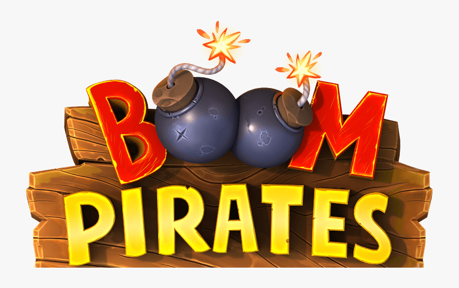 Boom Pirates Game Logo - Orange, Transparent Clipart