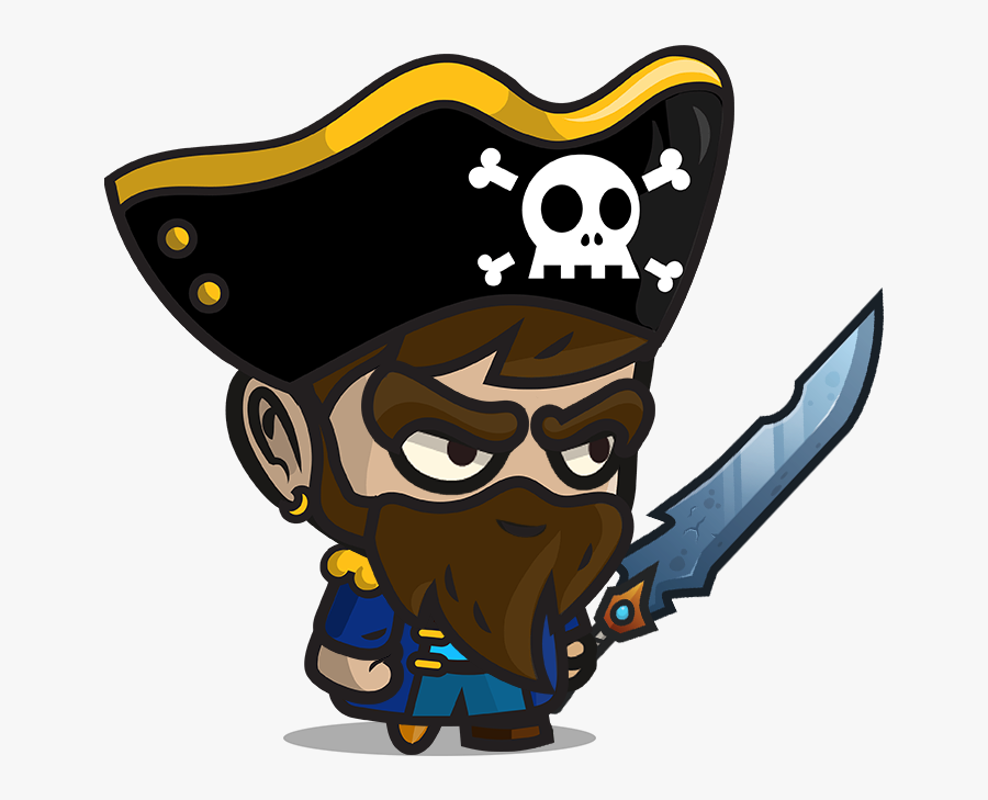 Chibi Pirate, Transparent Clipart
