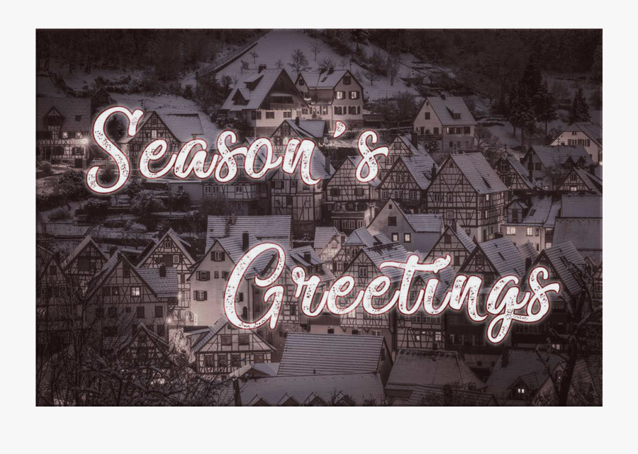 "season"s Greetings, Transparent Clipart