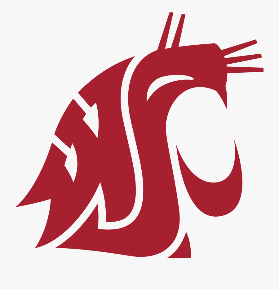 Washington Vector Head - Washington State Cougars Logo, Transparent Clipart