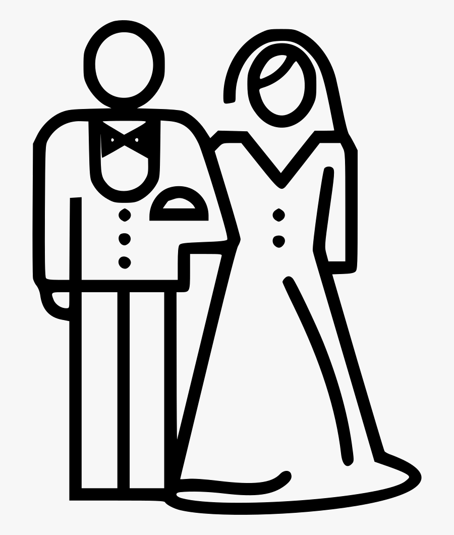 Bride And Groom - Bride Clip Art Free Transparent, Transparent Clipart