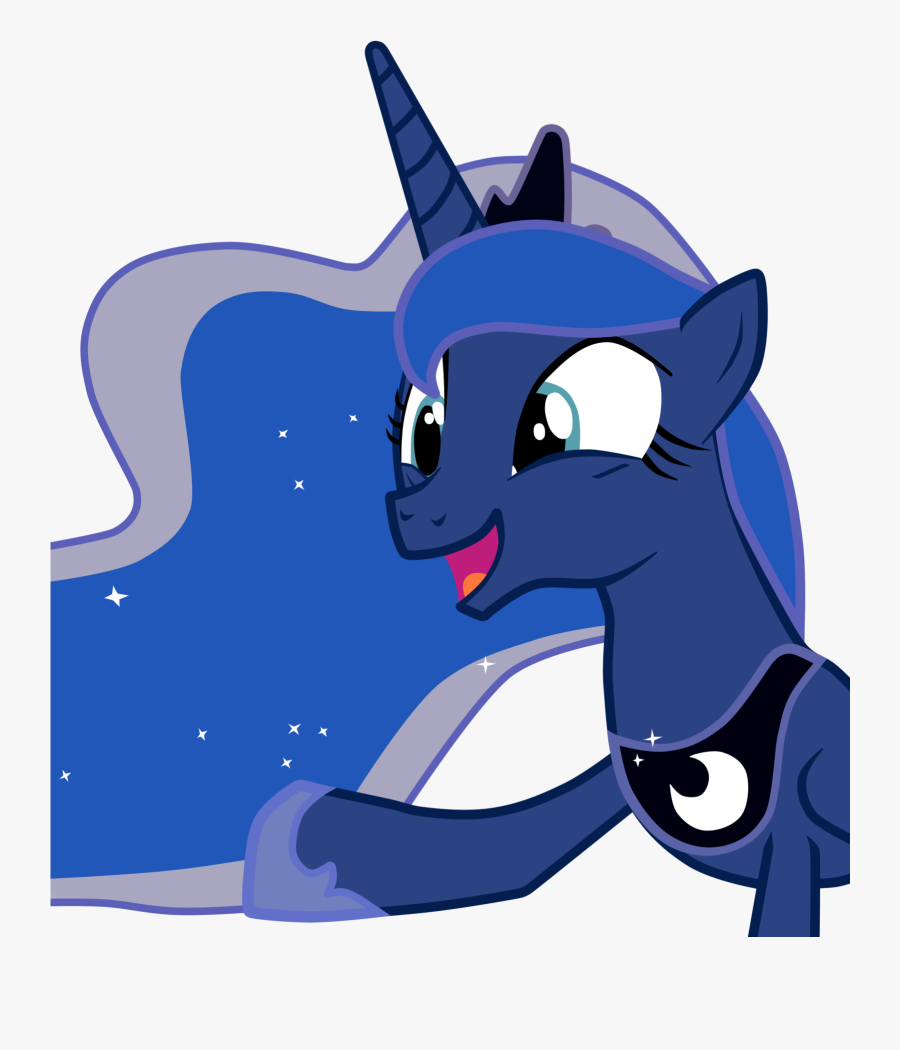 Second Life General Clip Art Free - Mlp Luna Transprent Happy, Transparent Clipart