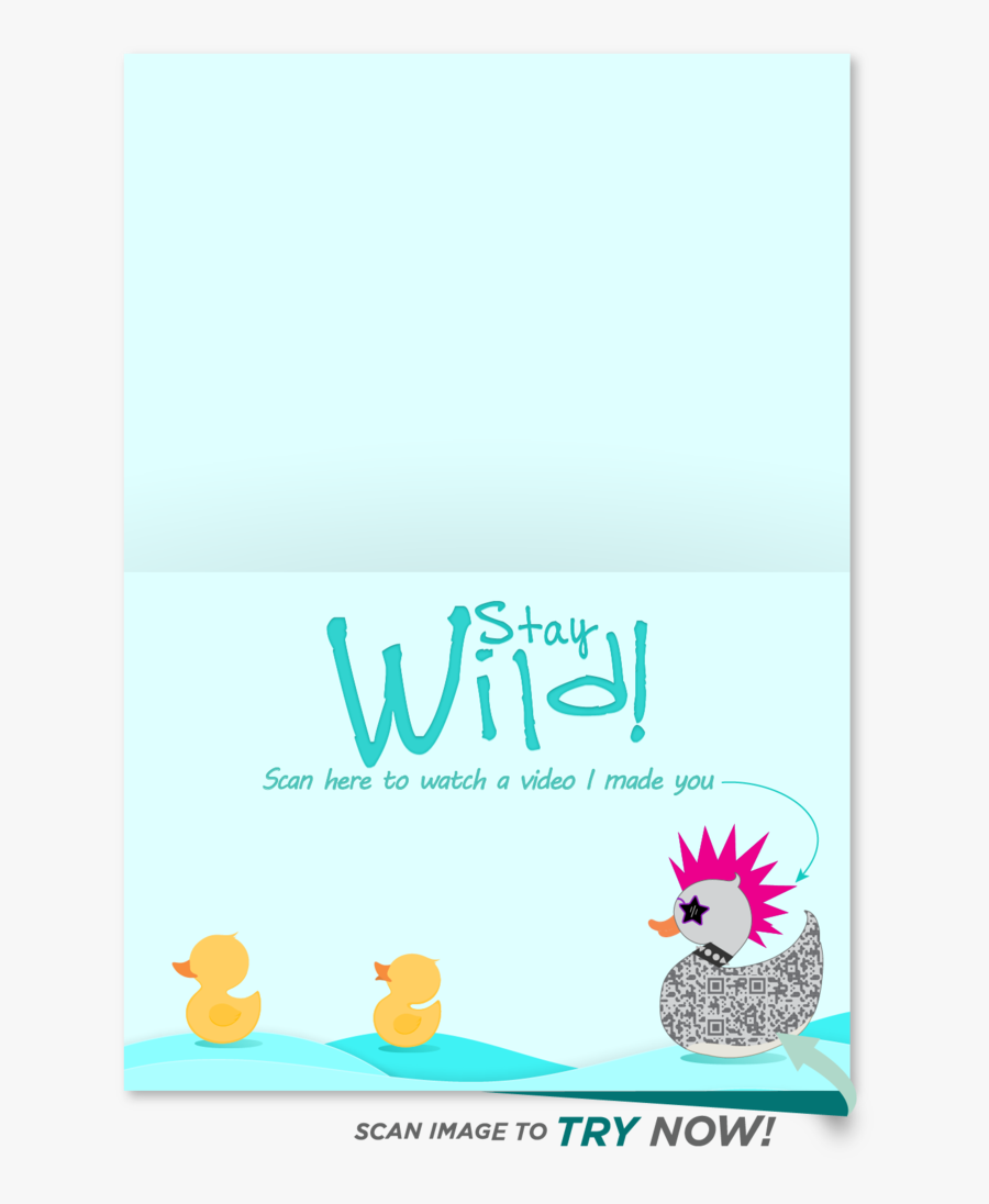 Stay Weird Encouragement Card - Greeting Card, Transparent Clipart