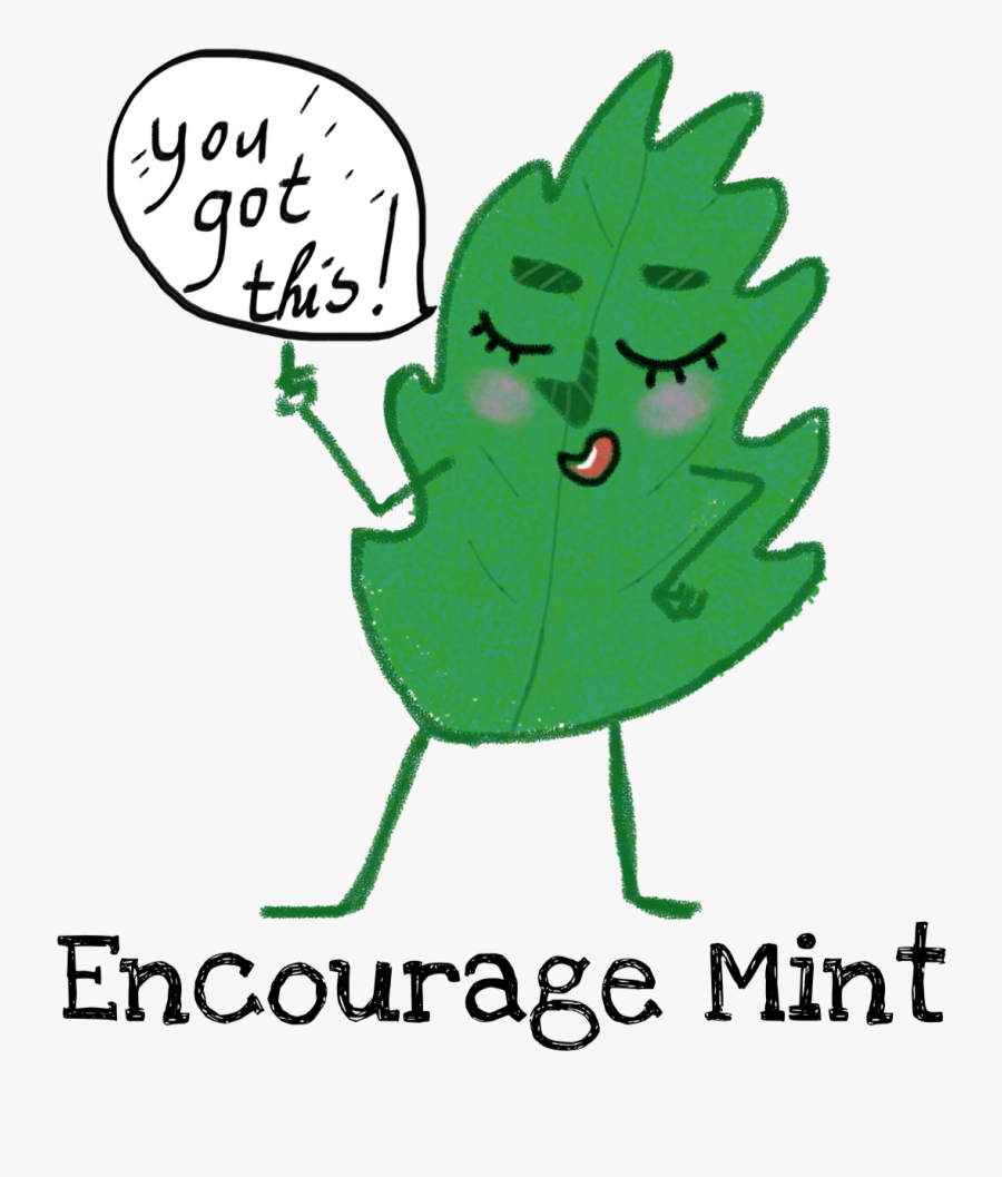 ftestickers pun encouragement mint encouragemint Cartoon , Free