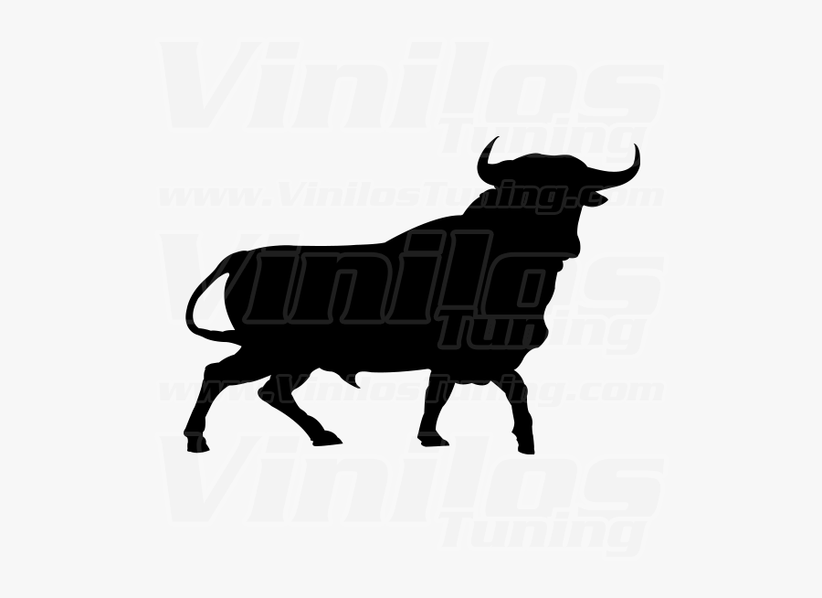 Wall Street Bull Silhouette Png Clipart , Png Download - Wall Street Png, Transparent Clipart