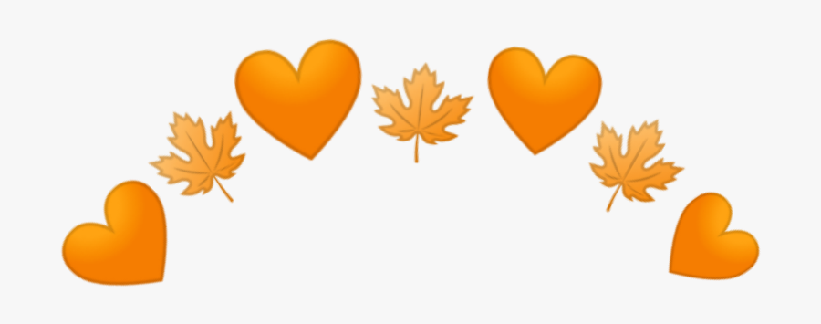 Осень Сердечки Autumn ❤️🍁 Freetoedit - Illustration, Transparent Clipart