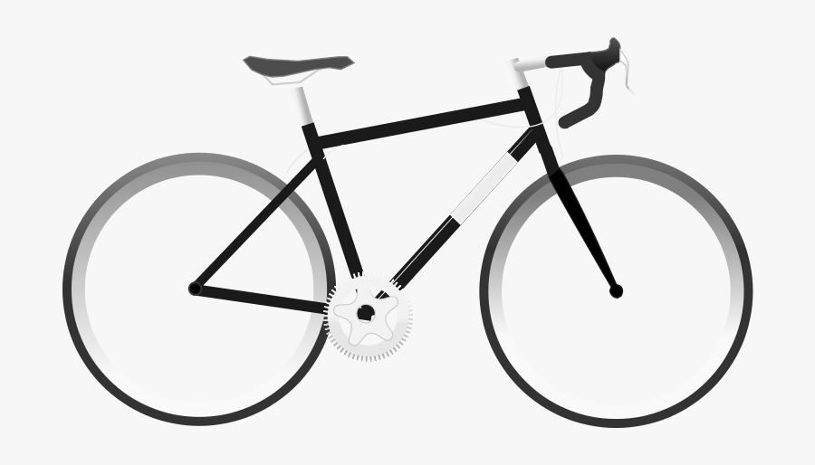 Bicycle - Cartoon Bike Transparent Background, Transparent Clipart