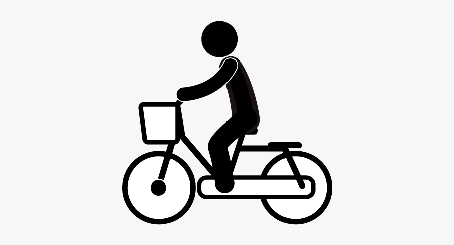Bicycle Home Delivery Icon, Transparent Clipart