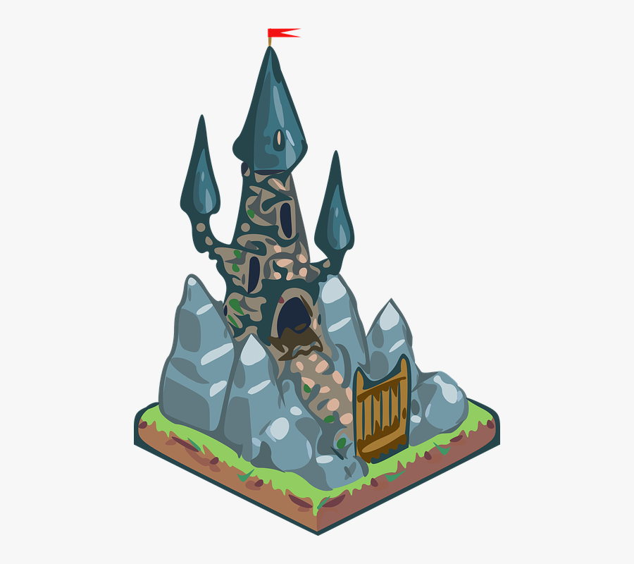 Transparent Fantasy Castle Png, Transparent Clipart