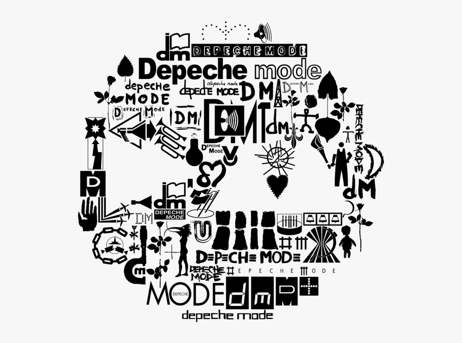 Depeche Mode Logos All, Transparent Clipart