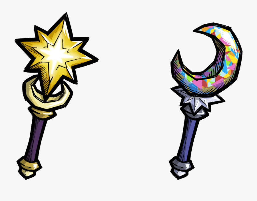 Moon Caller's Staff, Transparent Clipart