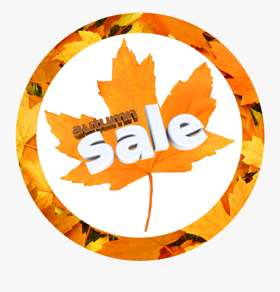 Autumn Sale Icon Png, Transparent Clipart