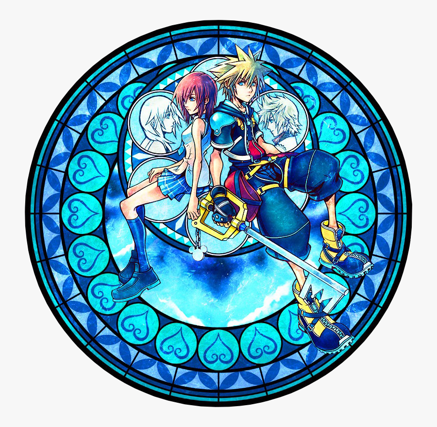 Kingdom Hearts Stained Glass, Transparent Clipart