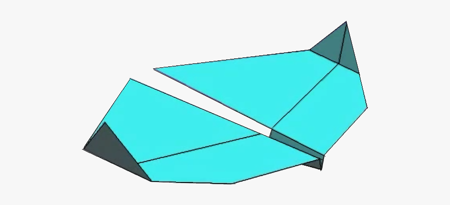 Typhoon Glider Paper Airplane, Transparent Clipart