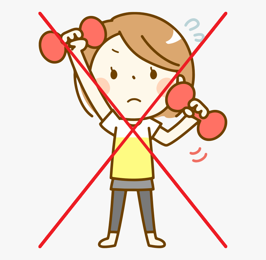 Sad Girl Exercising And Big X By Icons8 - Stretching Clip Art, Transparent Clipart