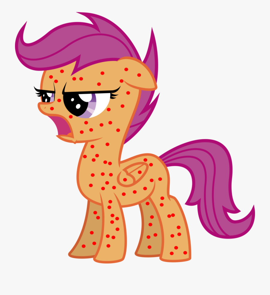 Abuse Artist Apony - Chicken Pox Funny Cartoon, Transparent Clipart