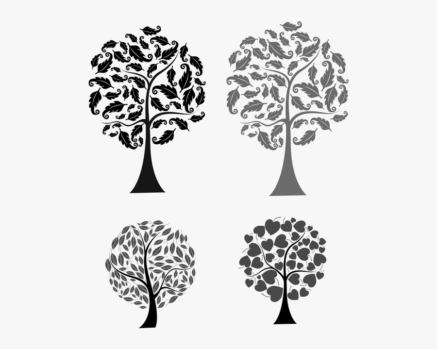 Trees, Nature, Autumn, Forest - Free Purple Leaf Design, Transparent Clipart