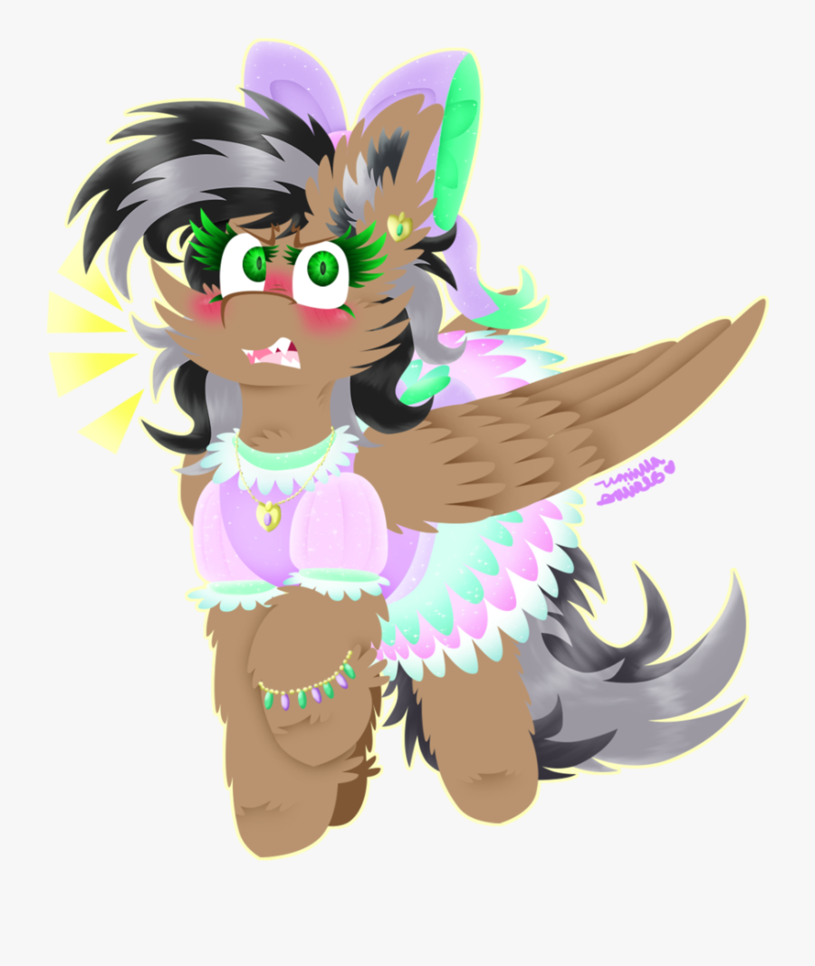 Artist Vanillaswirl Blushing - Cartoon, Transparent Clipart